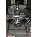 stainless steel agitator jacketed mixing kettle with heater